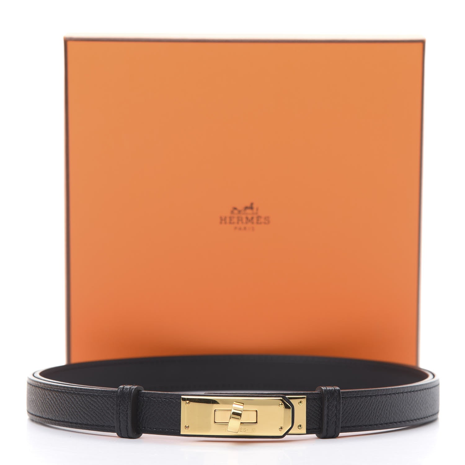 Hermes Epsom Kelly Belt Black 5 of 5
