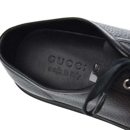 Gucci Nappa Mens Low Top Sneakers 9.5 Black 6 of 19