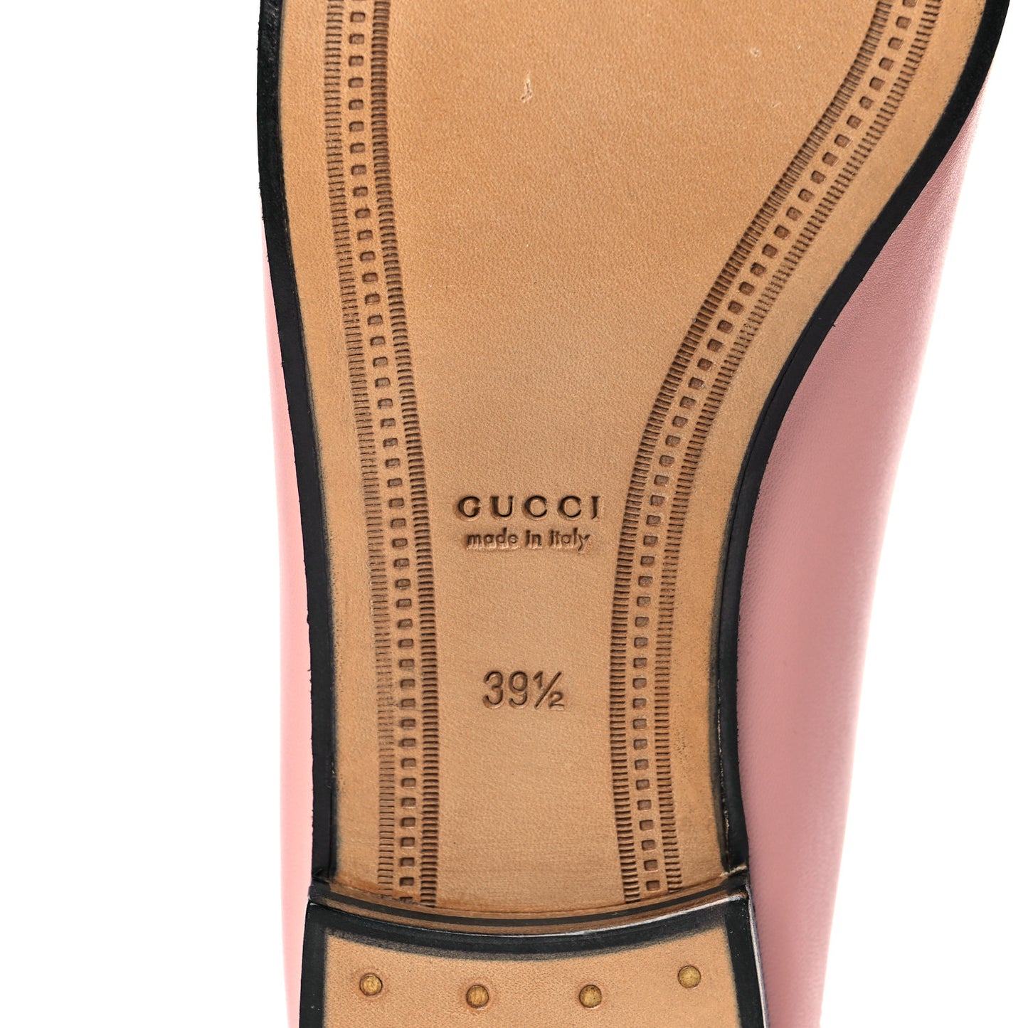 Lambskin Womens Brixton Horsebit Loafers 39.5 Perfect Pink