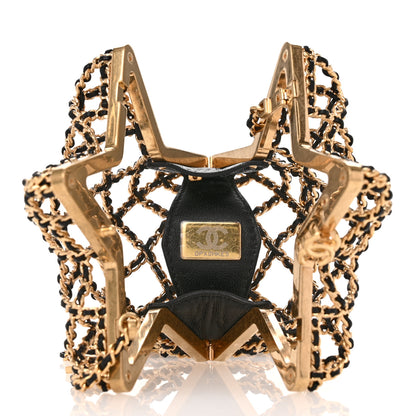 Chanel Metal CC Star Minaudiere Crossbody Gold Black 5 of 10