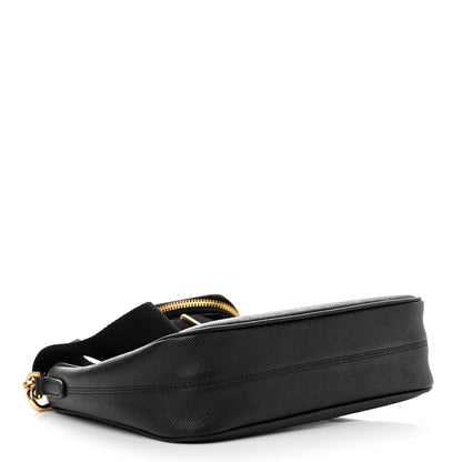 Prada Saffiano Lux Re-Edition 2005 Shoulder Bag Black 4 of 13