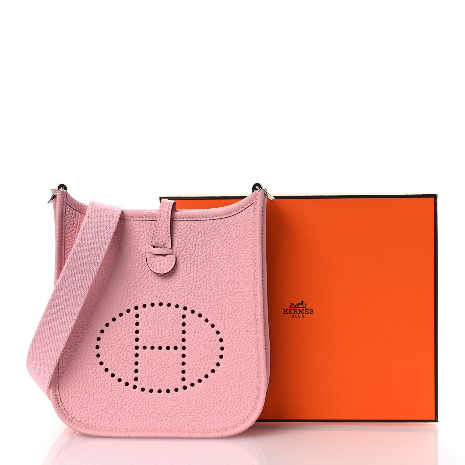 Hermes Taurillon Clemence Evelyne TPM Rose Sakura 11 of 11