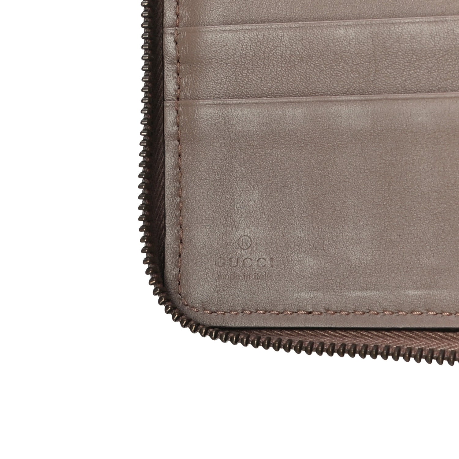 Gucci Calfskin Matelasse GG Marmont Zip Around Organizer Wallet Porcelain Rose 9 of 12