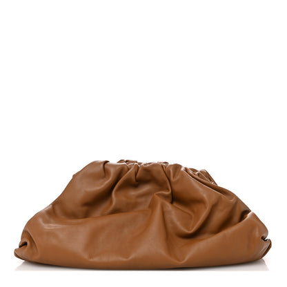 Bottega Veneta Smooth Butter Calf The Pouch Oversized Clutch Teak 1 of 10