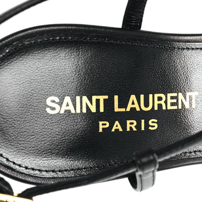 Saint Laurent Kid Egado Date 110 Sandals 35 Black 8 of 9