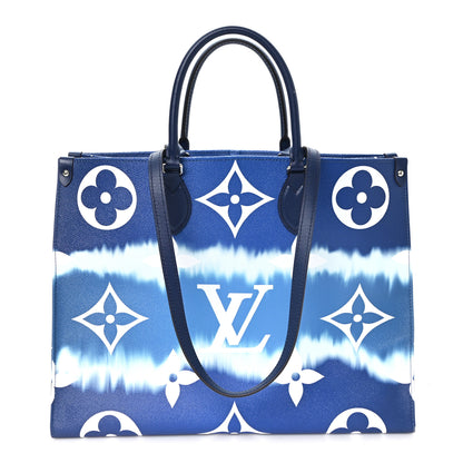 Louis Vuitton Monogram Escale Onthego GM Blue 1 of 10