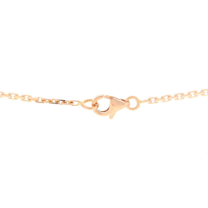 Cartier 18K Pink Gold Diamond Interlocking LOVE Necklace 3 of 3