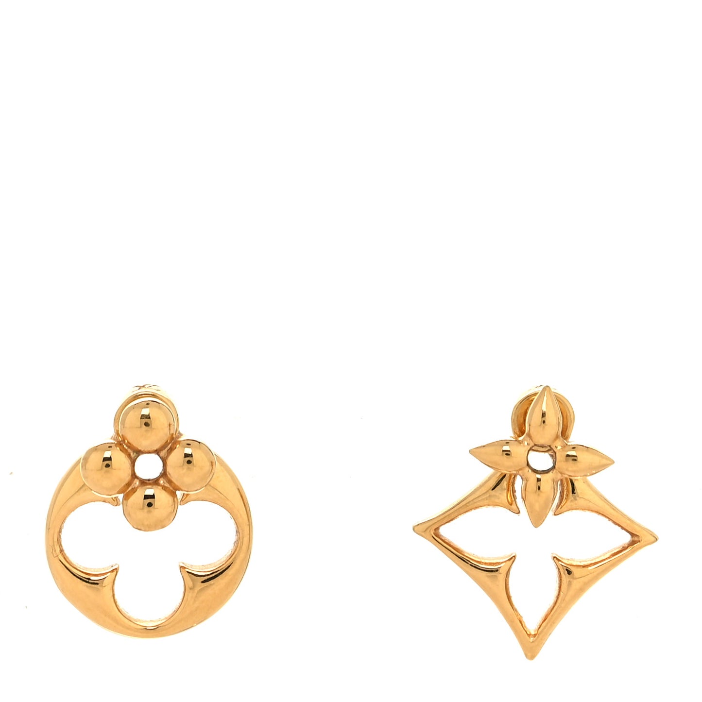 LV Flowergram Earrings Gold