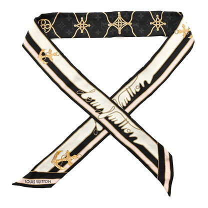 Louis Vuitton Silk Rope Logo BB Bandeau Black 1 of 4