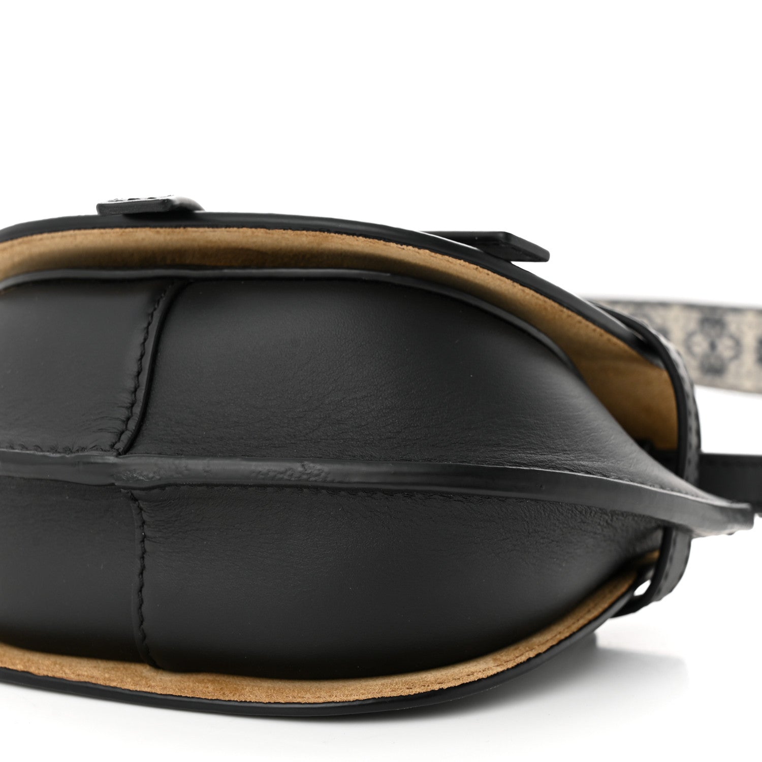 Loewe Calfskin Jacquard Mini Gate Dual Bag Black 9 of 10