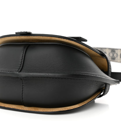 Loewe Calfskin Jacquard Mini Gate Dual Bag Black 9 of 10