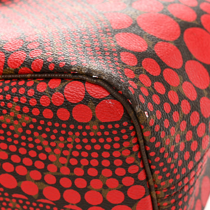 Louis Vuitton Monogram Kusama Waves Neverfull MM Red 12 of 21