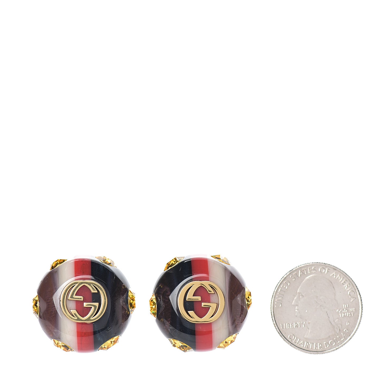 Resin Strass Vintage Web Stud Earrings Blue Red