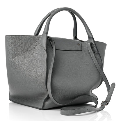 Celine Supple Calfskin Long Strap Small Big Bag Zinc 3 of 13