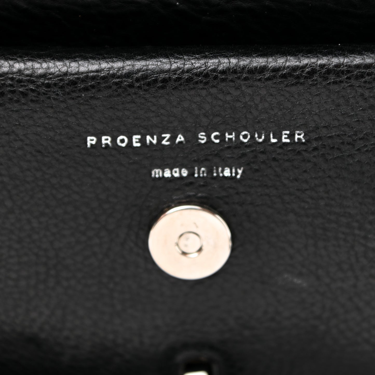 Smooth Calfskin Mini PS11 Classic Shoulder Bag Black