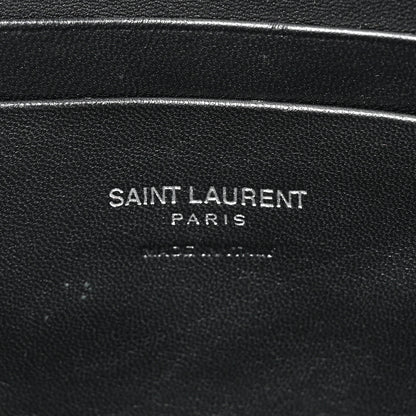 Saint Laurent Grain De Poudre Matelasse Monogram Mini Lou Camera Bag Black 6 of 11