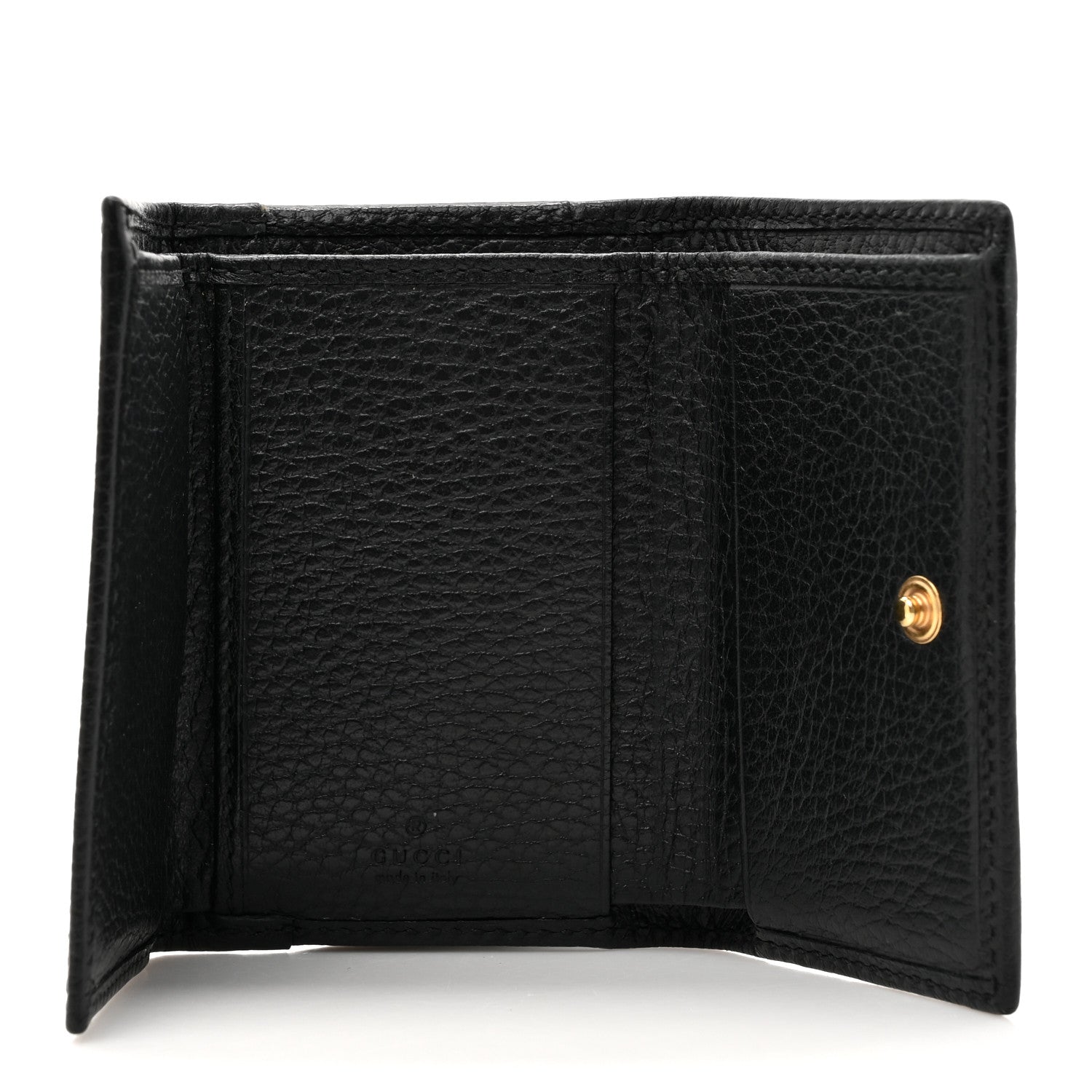 Gucci Dollar Calfskin GG Marmont Wallet Black 5 of 11