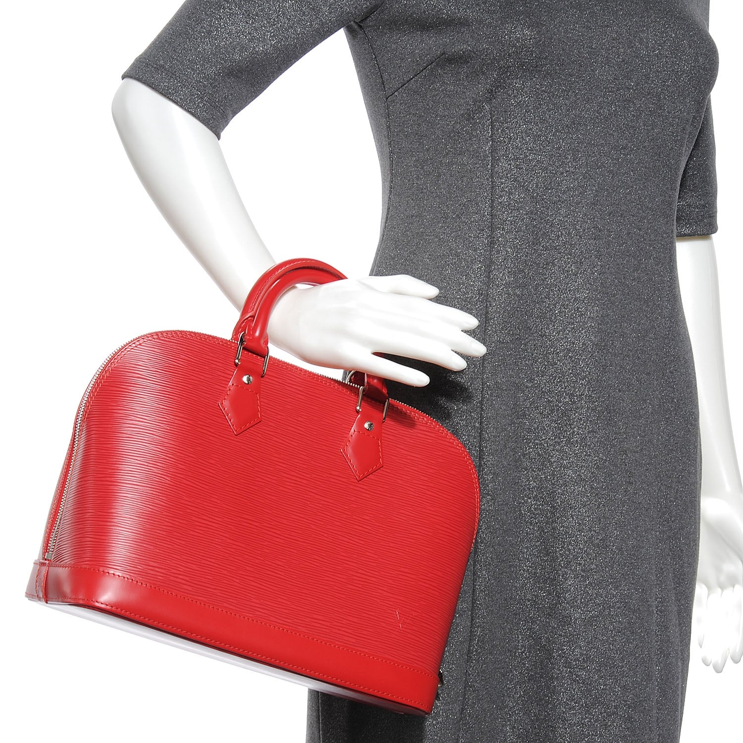 Louis Vuitton Epi Alma Red 2 of 7