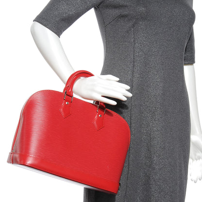 Louis Vuitton Epi Alma Red 2 of 7