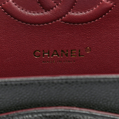 Chanel Caviar Quilted Medium Double Flap Black 6 of 12