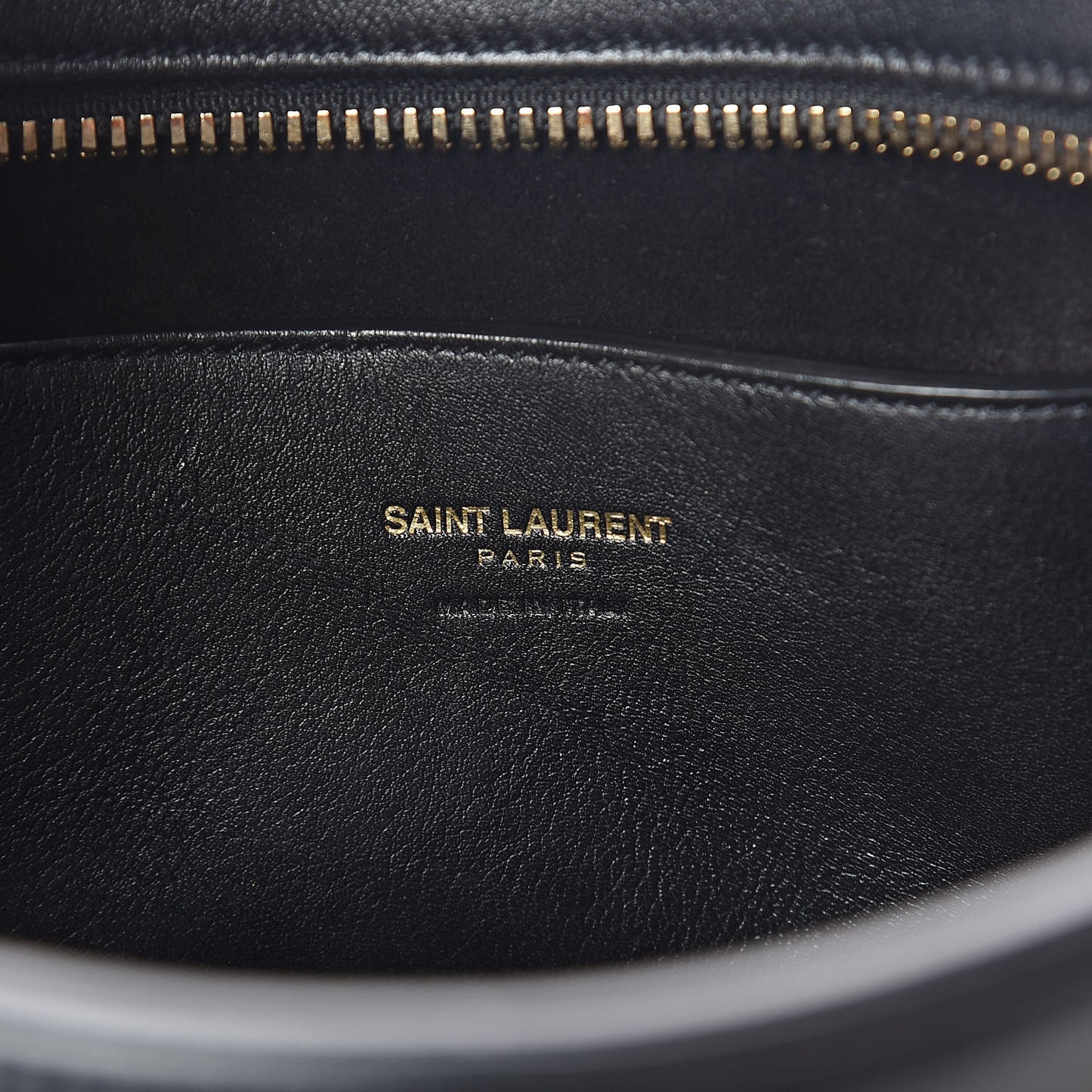 Calfskin Monogram Baby Cabas Black