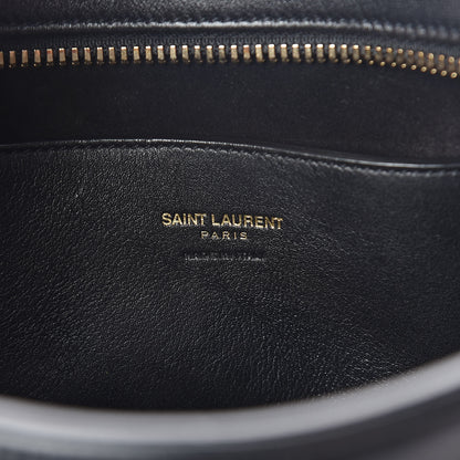 Saint Laurent Calfskin Monogram Baby Cabas Black 6 of 9