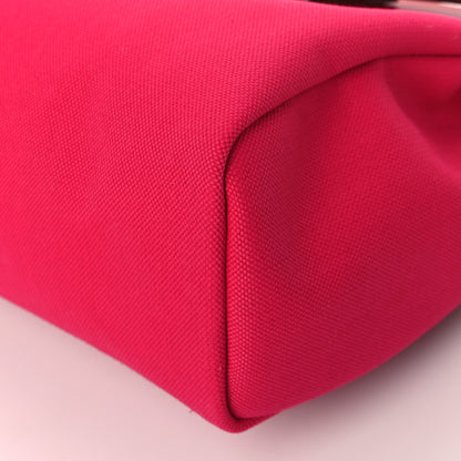 Hermes Military Toile Vache Hunter Herbag Zip PM 31 Rose Mexico Rouge Piment 11 of 12