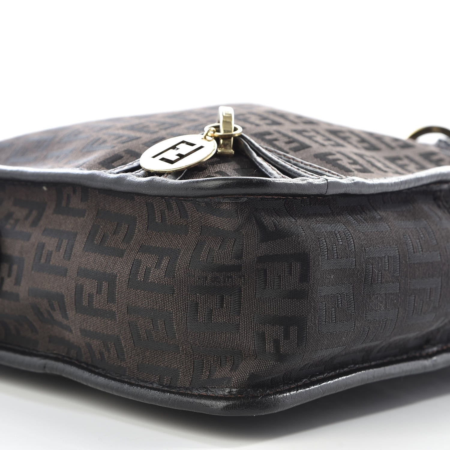 Fendi Zucchino Crossbody Messenger Dark Brown 5 of 8