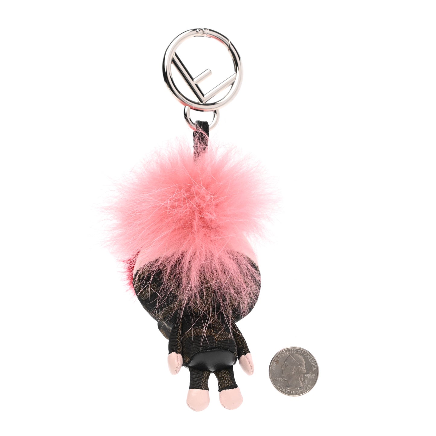Zucca Fox Fur F is Fendi Space Monkey Bag Charm