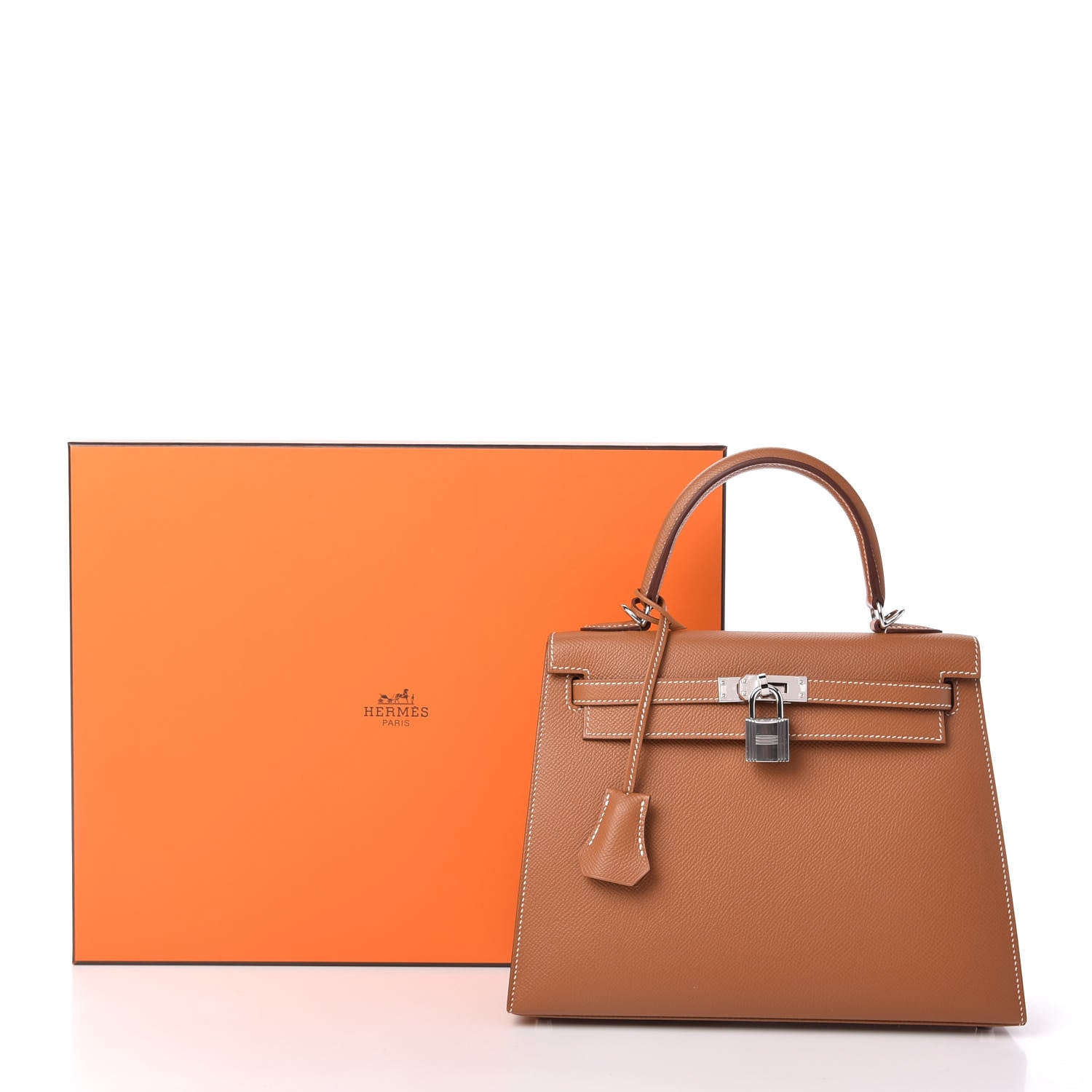 Hermes Epsom Kelly Sellier 25 Gold 11 of 11