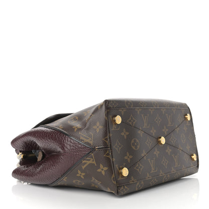 Louis Vuitton Ostrich Lizard Majestueux Tote MM Bordeaux 3 of 9