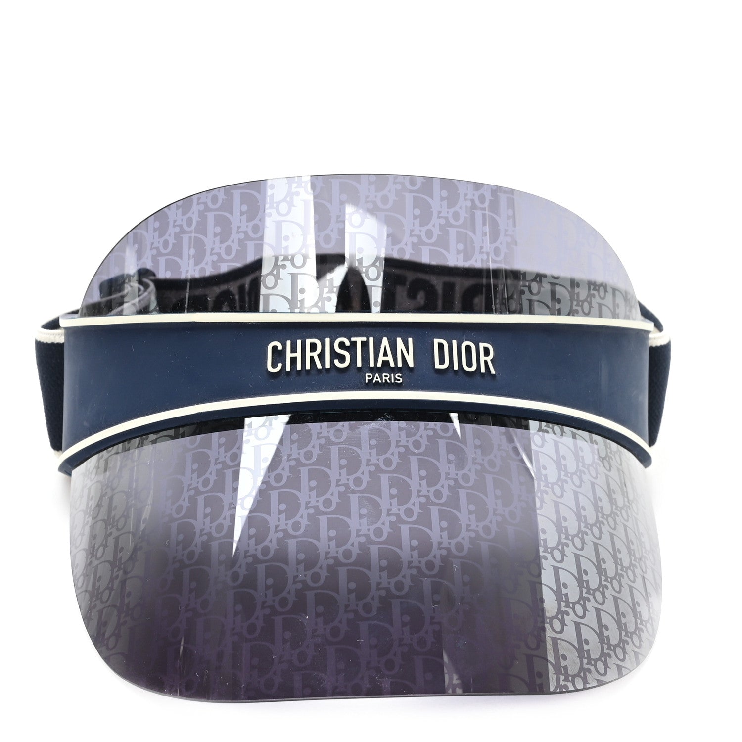 Christian Dior Oblique DiorClub V1U Sun Visor Blue 3 of 8
