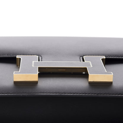 Hermes Veau Sombrero Constance Cartable 29 Black 8 of 26