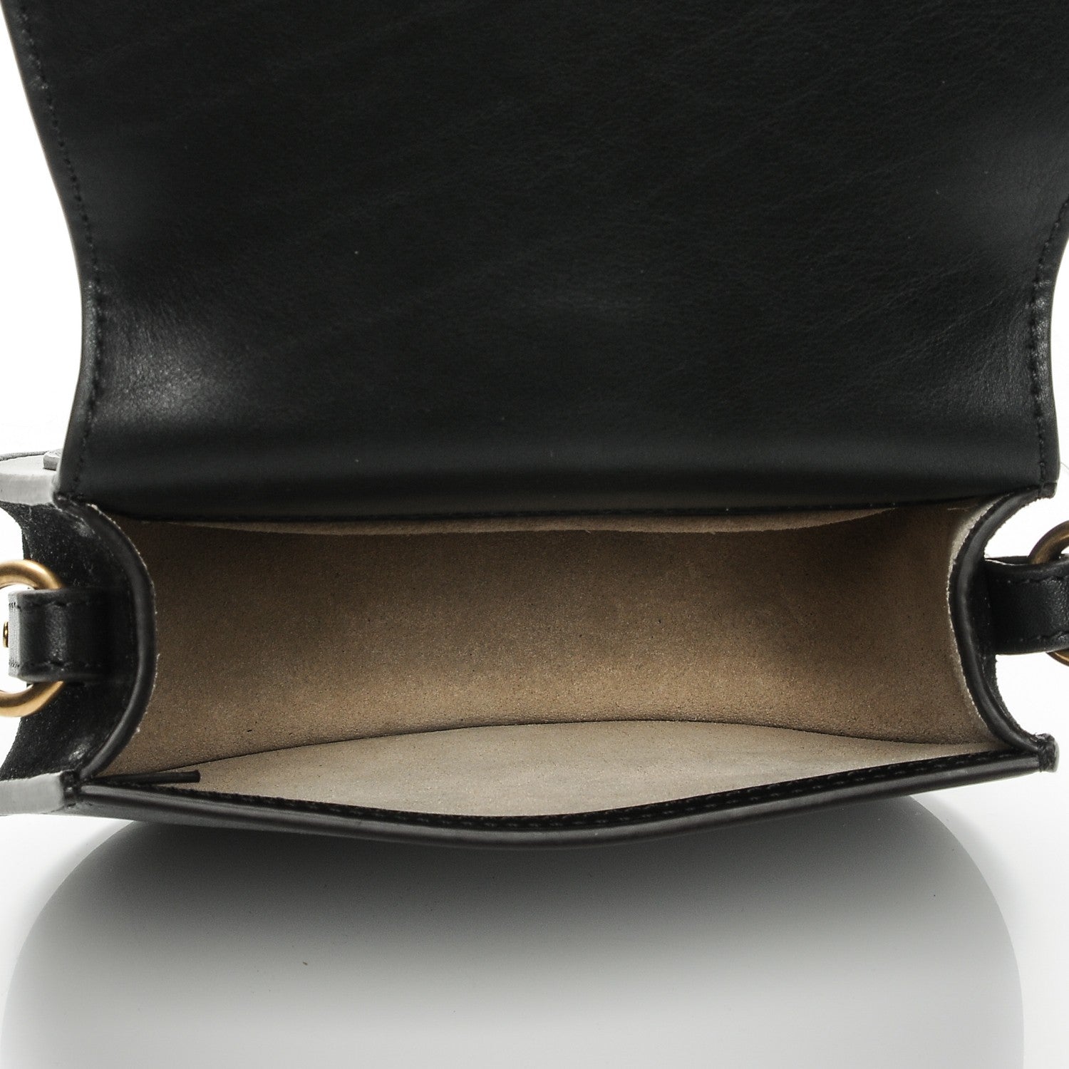 Chloe Calfskin Small Nile Bracelet Bag Black 6 of 7