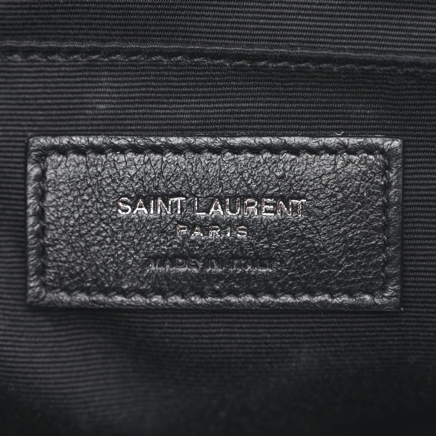 Calfskin Matelasse Monogram Monochrome Lou Camera Bag Black