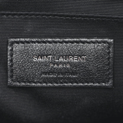 Saint Laurent Calfskin Matelasse Monogram Monochrome Lou Camera Bag Black 6 of 11