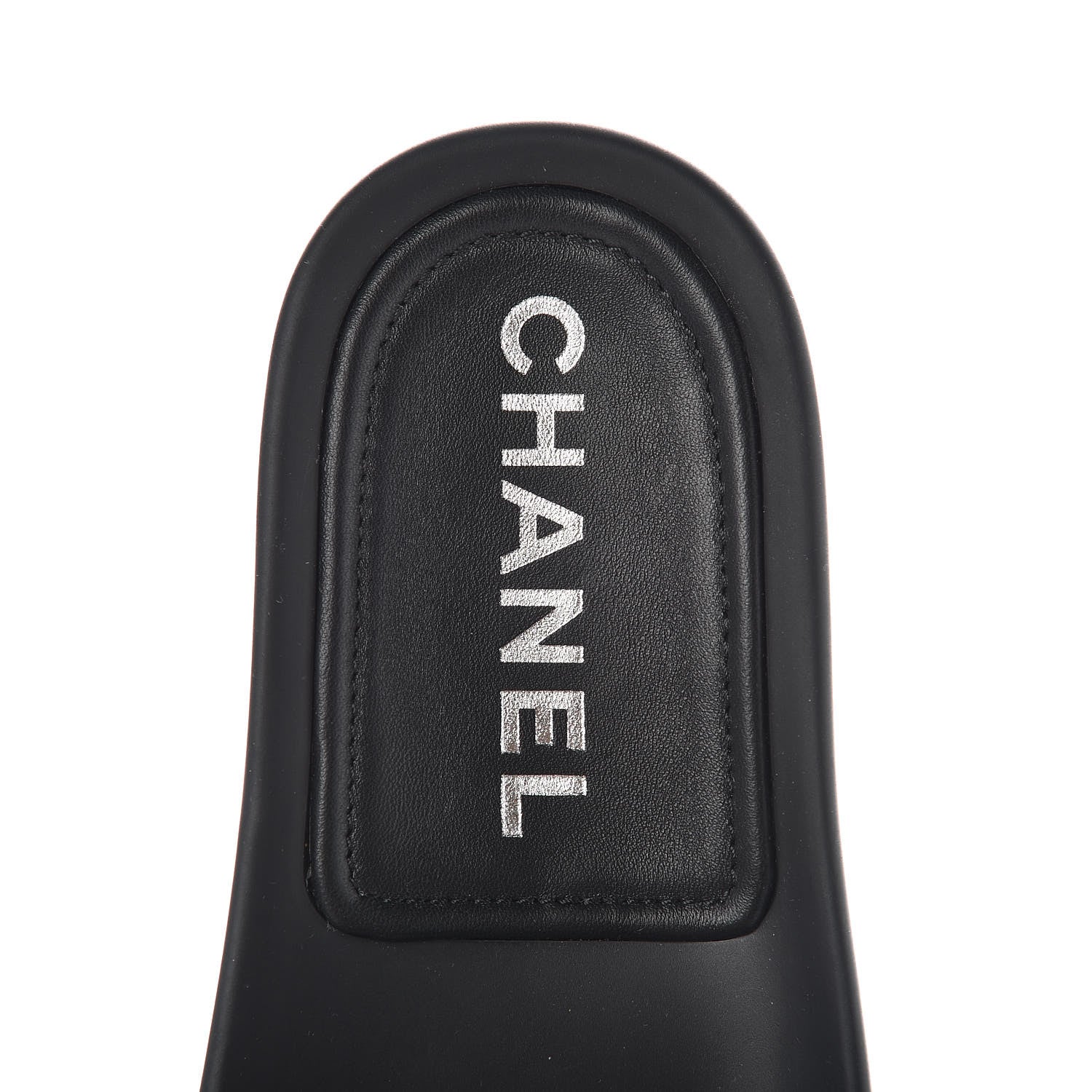 Chanel Lambskin Quilted CC Mules Sandals 39 Black 7 of 9
