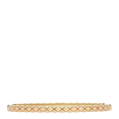 Chanel 18K Yellow Gold Mini Coco Crush Bangle Bracelet S 2 of 4