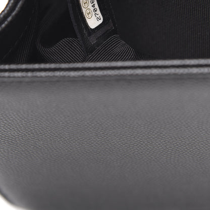 Chanel Caviar Quilted Medium Boy Flap Black 7 of 11