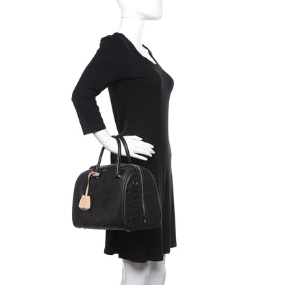 MCM Calfskin Ottomar Monogram Essential Boston Bag Black 2 of 9