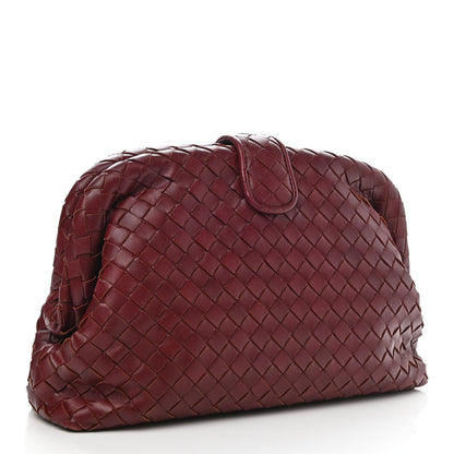 Bottega Veneta Nappa Intrecciato The Lauren 1980 Clutch Gigolo Red 4 of 10