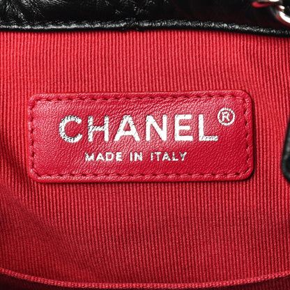 Chanel Aged Calfskin Quilted Small Gabrielle Backpack Black 7 of 10