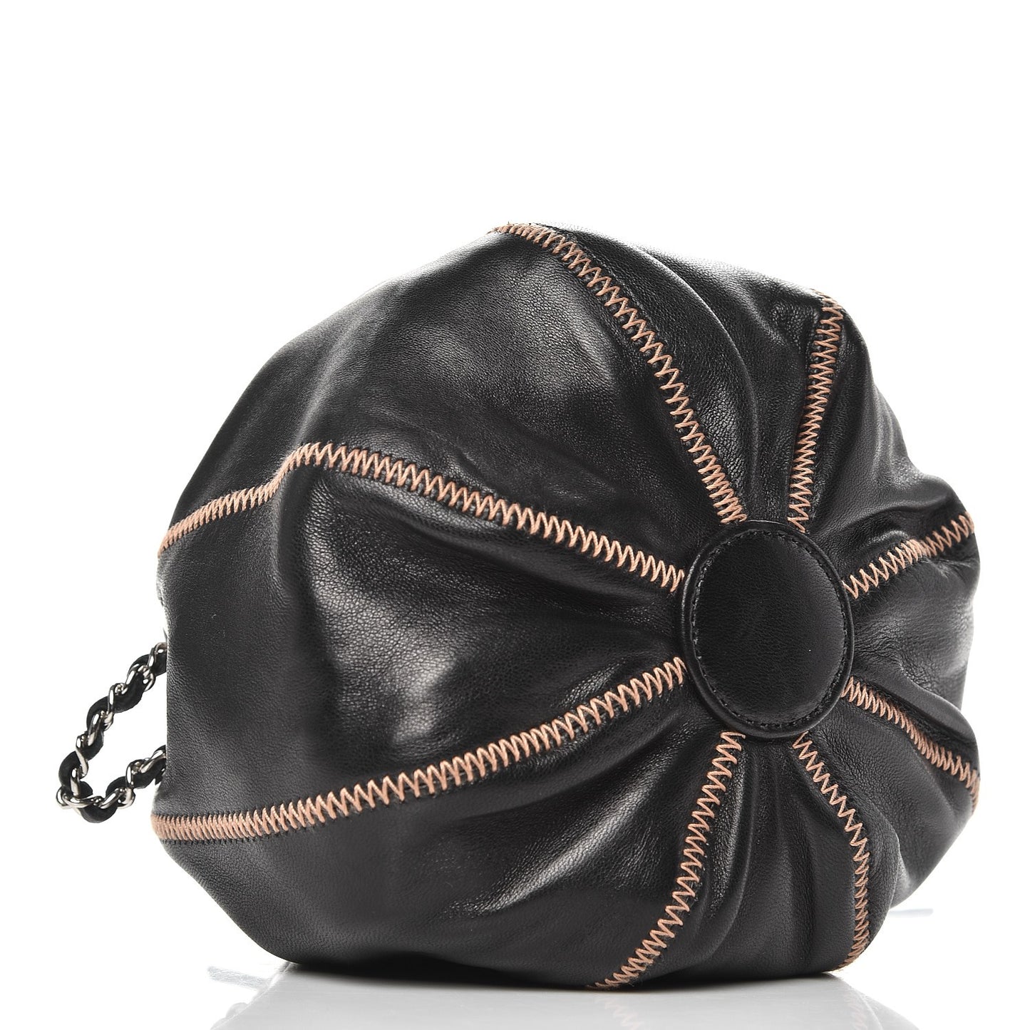 Lambskin Satin Reversible Mini Sac Cordon Black