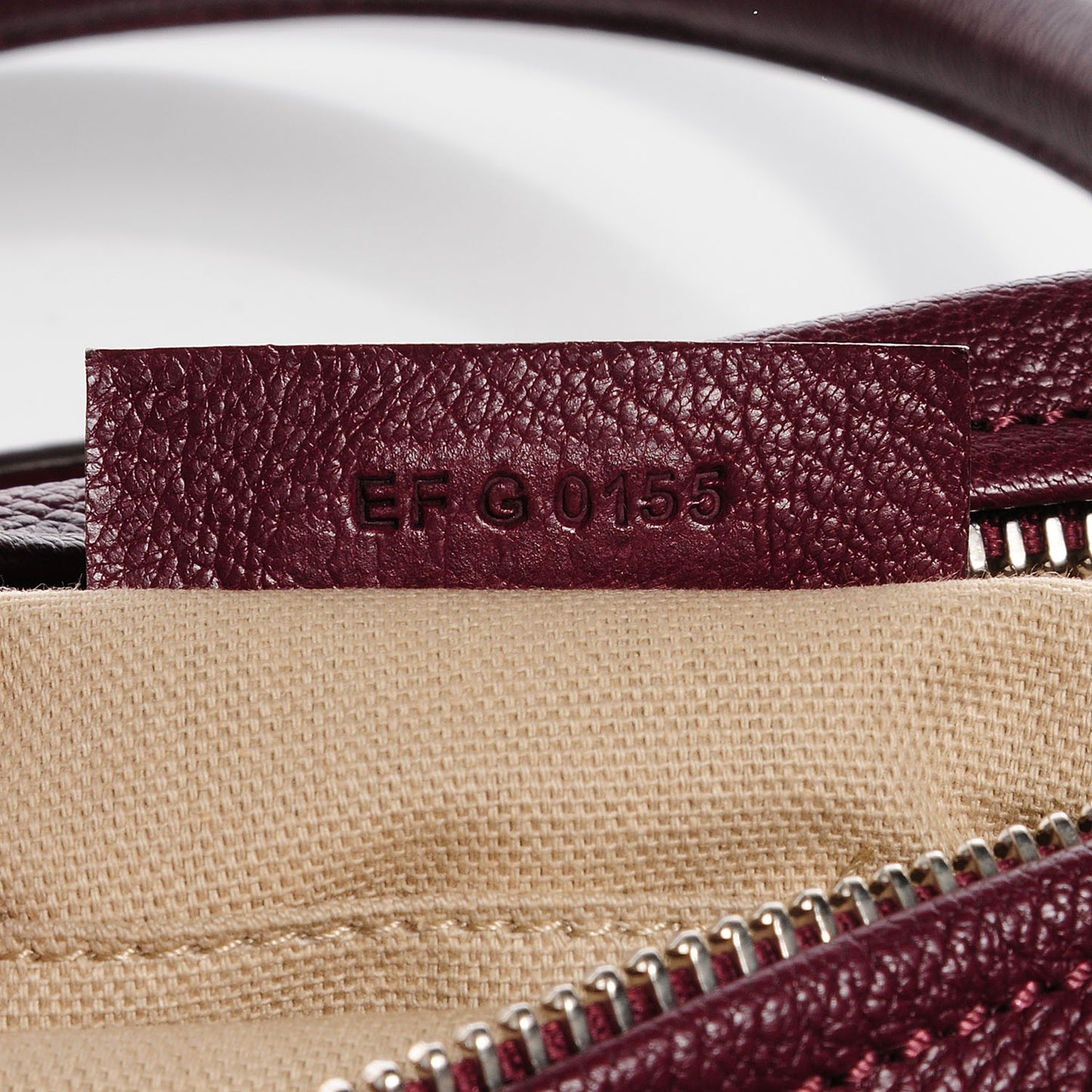 Sugar Goatskin Medium Pandora Oxblood