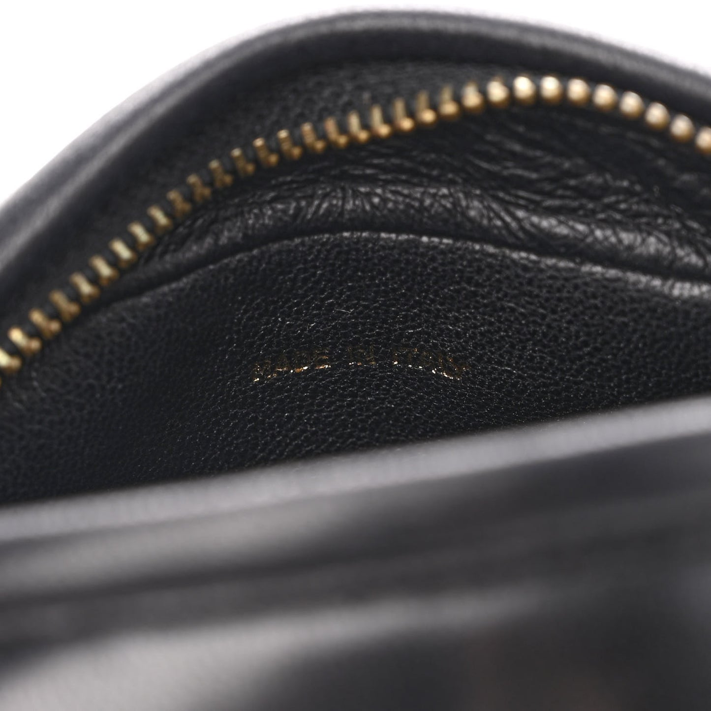 Lambskin Quilted CC Tassel Camera Case Black