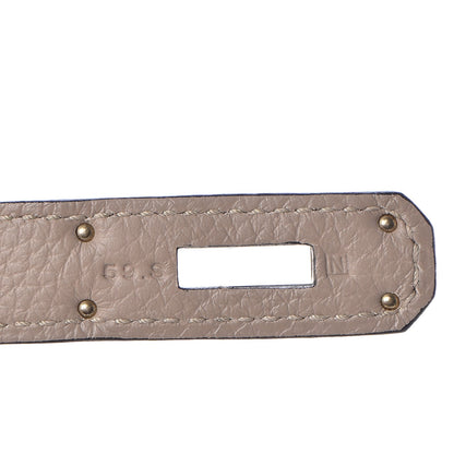 Hermes Taurillon Clemence Birkin 35 Gris Tourterelle 15 of 33