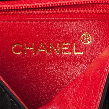 Chanel Satin Beaded Envelope Flap Black 8 of 8