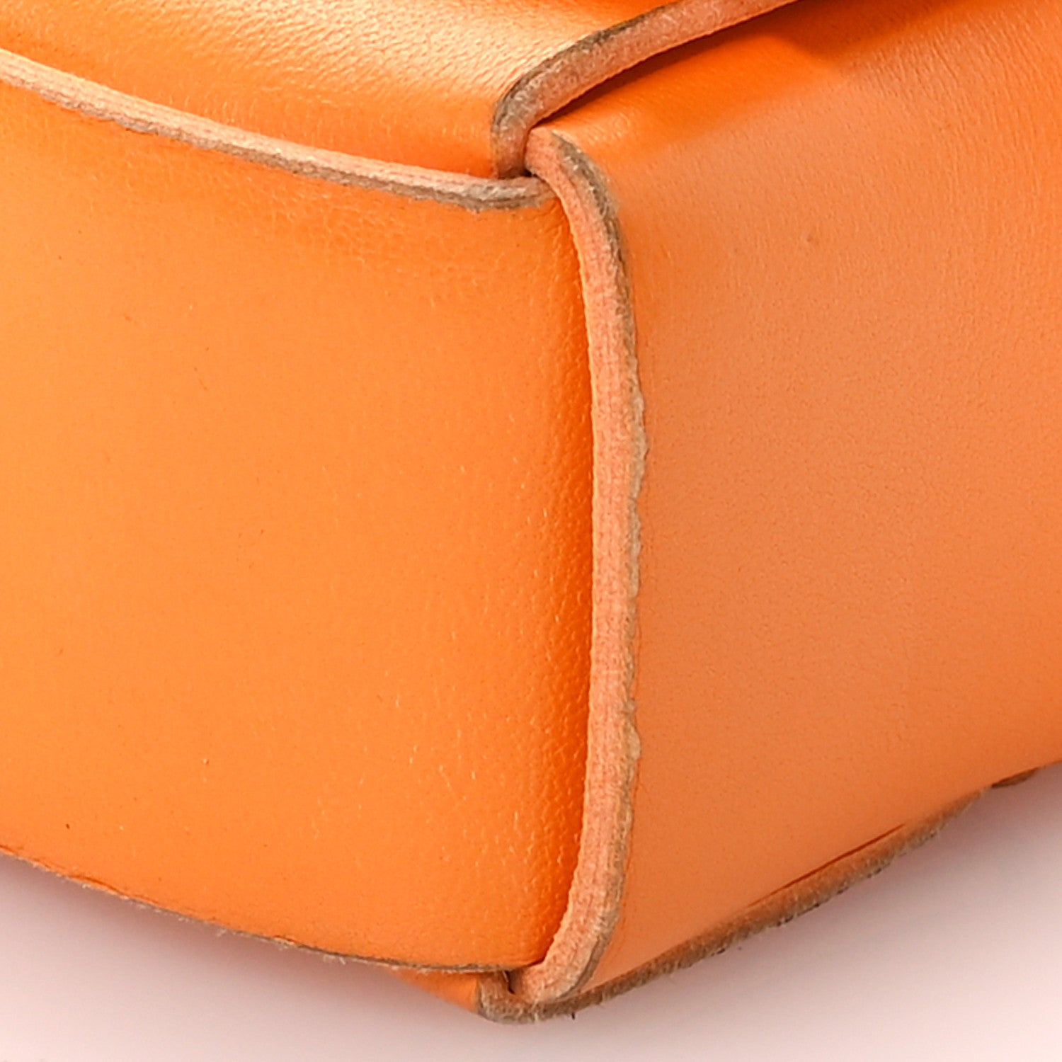 Bottega Veneta Lambskin Maxi Intrecciato Cassette Crossbody Bag Tangerine 10 of 10