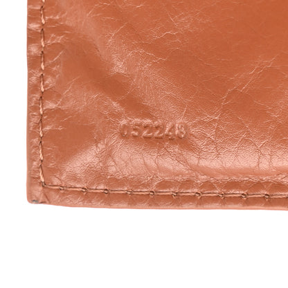 Loewe Paper Calfskin Fold Shopper Tote Tan 7 of 11