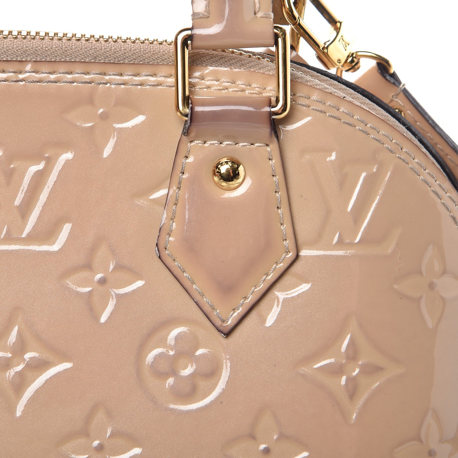 Louis Vuitton Vernis Alma BB Dune 8 of 10